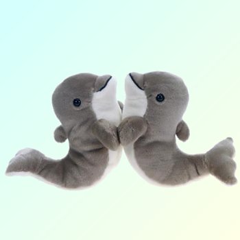 Fiesta Best Friends Fur-Ever Stuffed Plush Dolphins