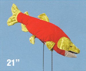 Stuffed Plush Sockeye Salmon